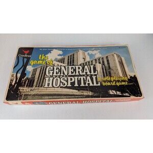 VTG GENERAL HOSPITAL Cardinal BOARD GAME 1982 Role Playing soap opera Complete